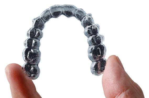 Clear dental aligners for teeth straightening